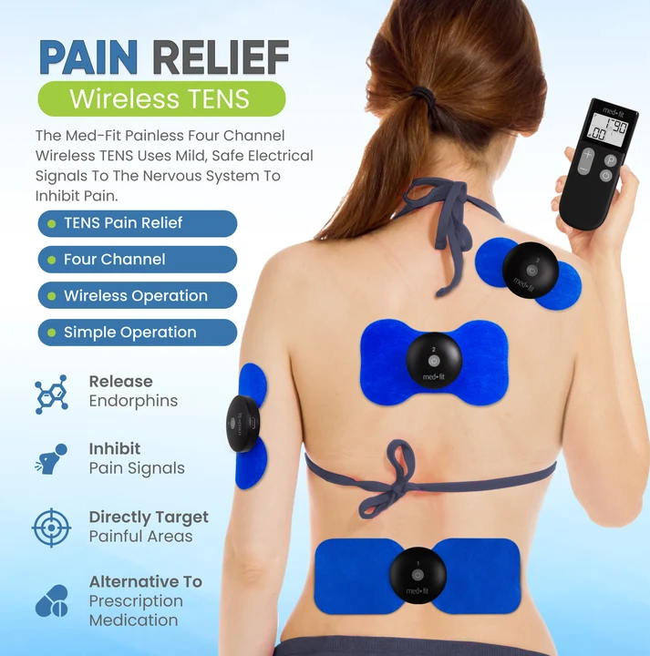 How Wireless TENS Inhibit Pain Signals and Releases Endorphins